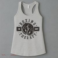 Boxing Is My Therapy Women's Tank Top thumb 3