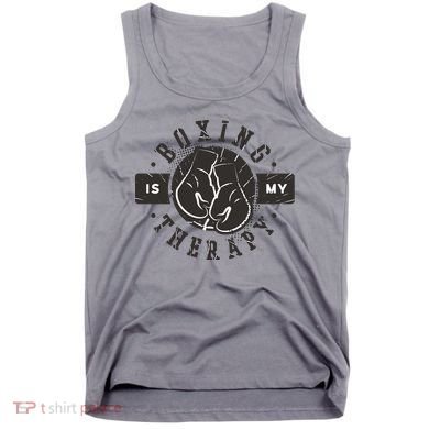 Boxing Is My Therapy Tank Top