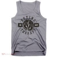 Boxing Is My Therapy Tank Top thumb 0