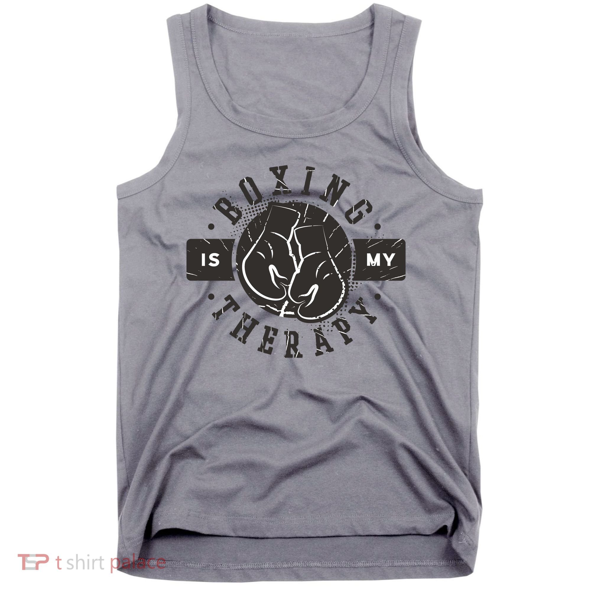 Boxing Is My Therapy Tank Top