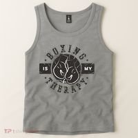 Boxing Is My Therapy Tank Top thumb 2