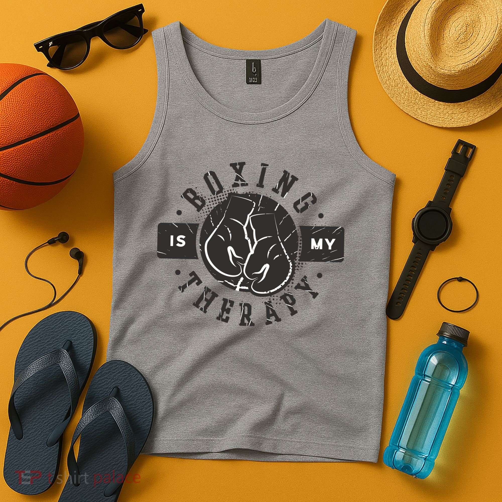Boxing Is My Therapy Tank Top