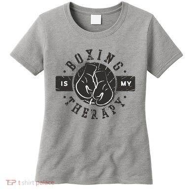 Boxing Is My Therapy Women's T-Shirt