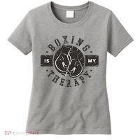Boxing Is My Therapy Women's T-Shirt thumb 0