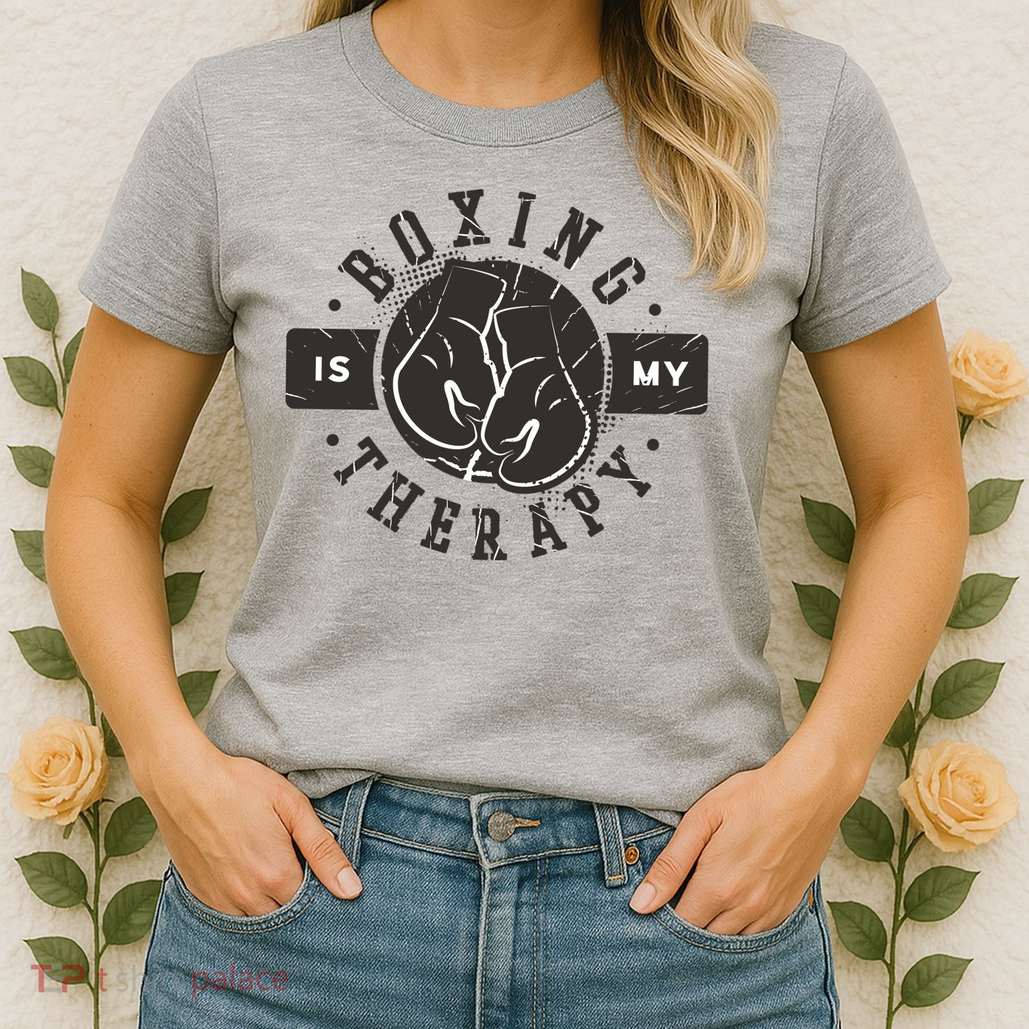 Boxing Is My Therapy Women's T-Shirt