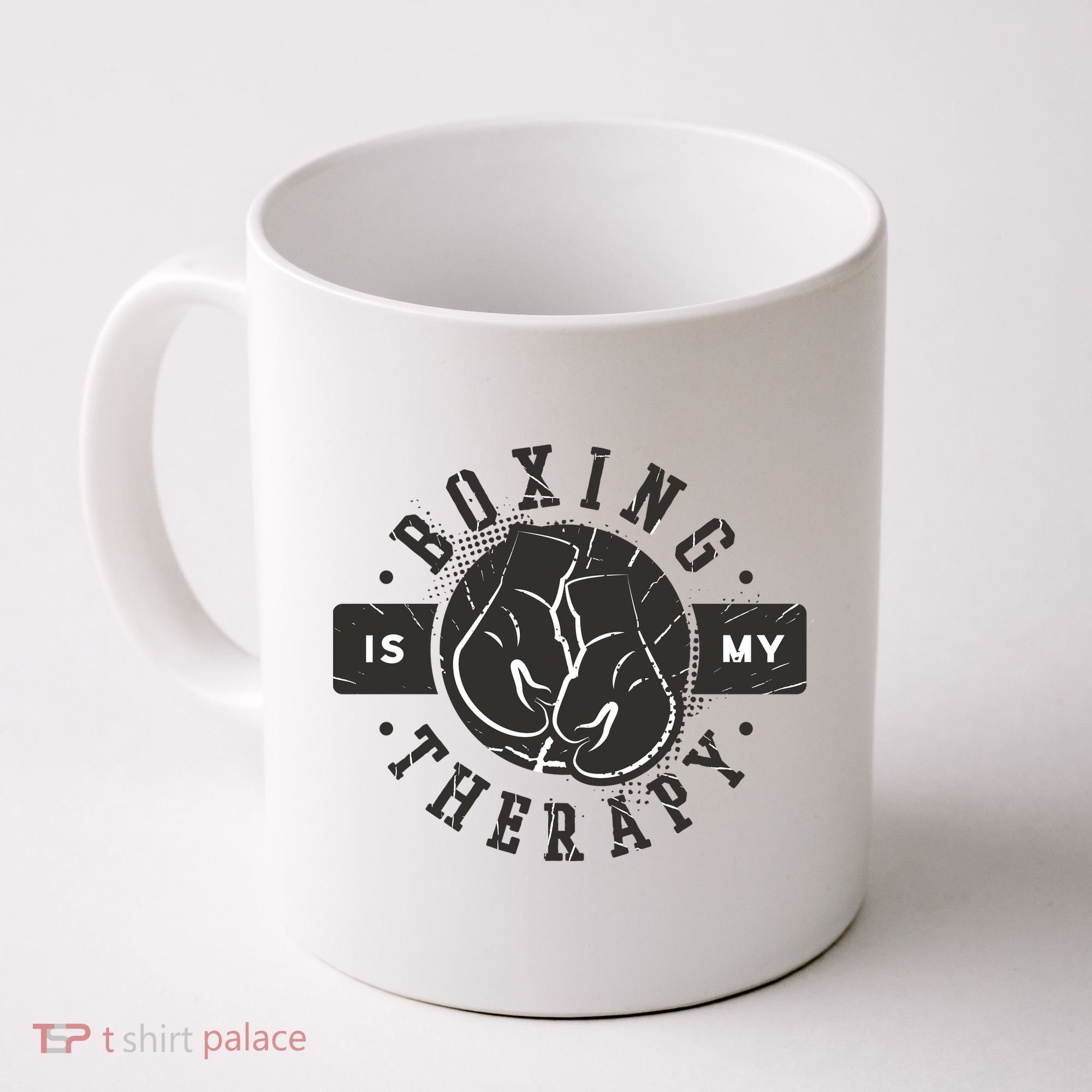 Boxing Is My Therapy Coffee Mug