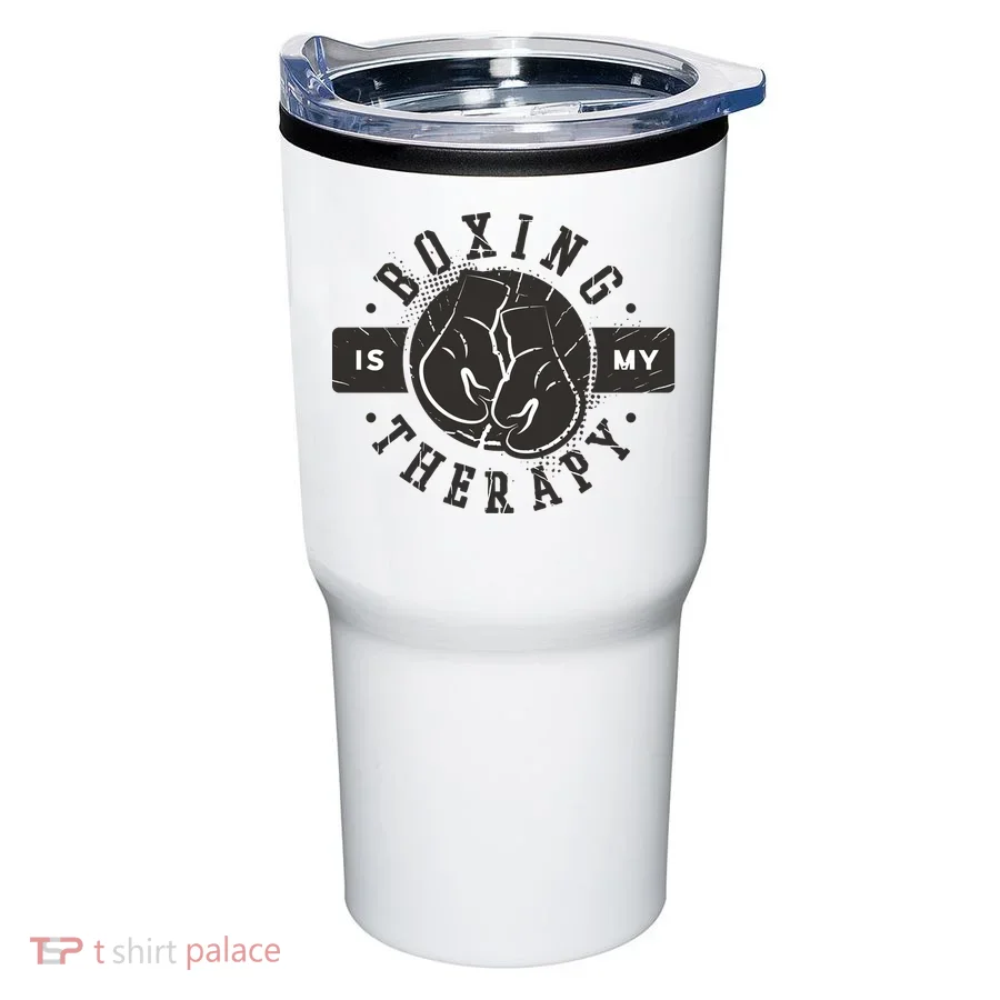 Boxing Is My Therapy Tumbler