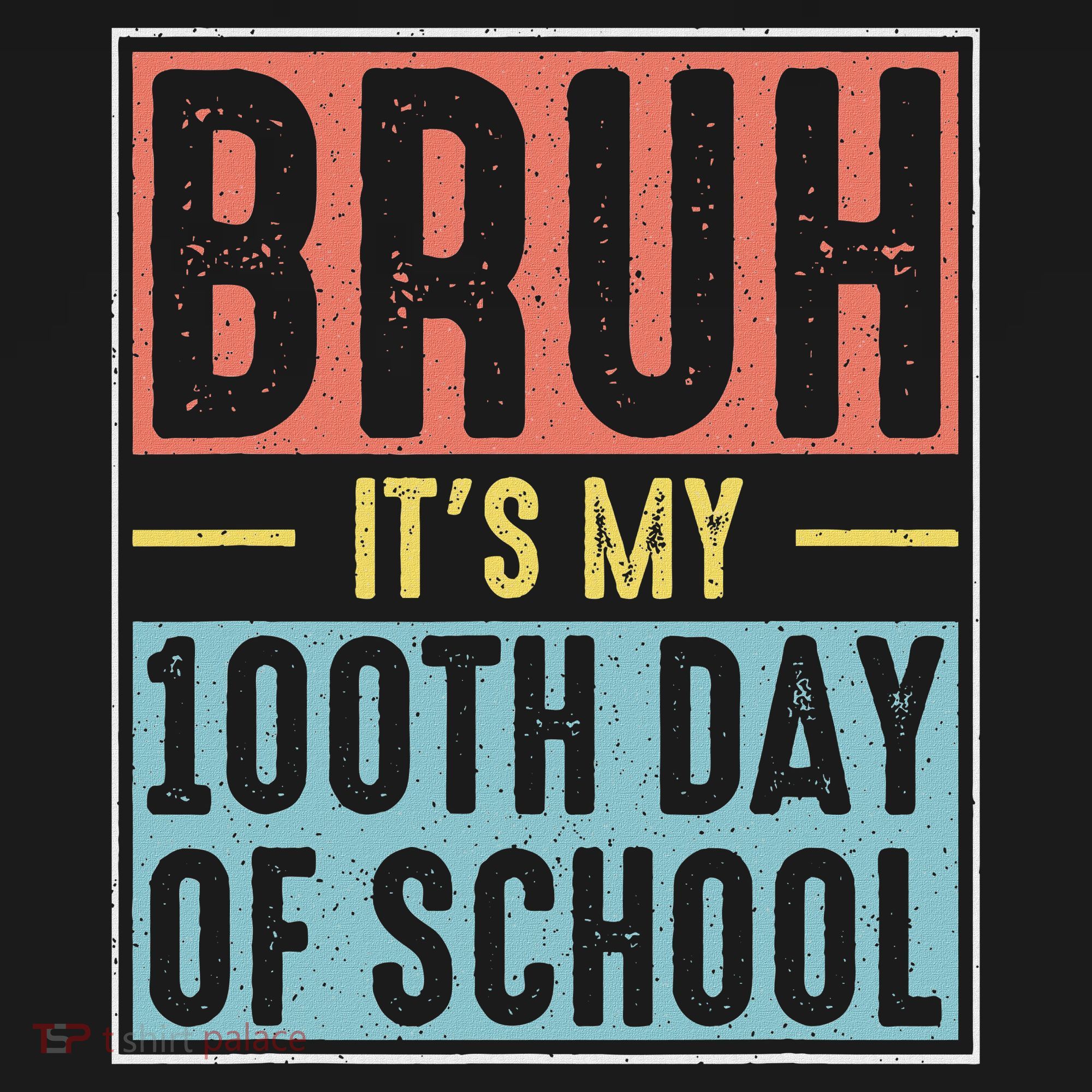 Bruh It's My 100th Day Of School 100 Days Of School Hoodie