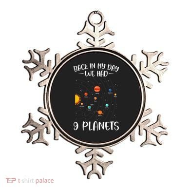 Back In My Day We Had Nine Planets Designs For Scientist Ornament