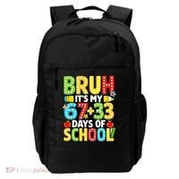 Bruh Its My 67 Plus 33 Days Of School 100th Day 6-7 Backpack thumb 0
