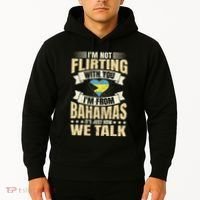 Bahamian IM Not Flirting Bahamas Love Hoodie thumb 2