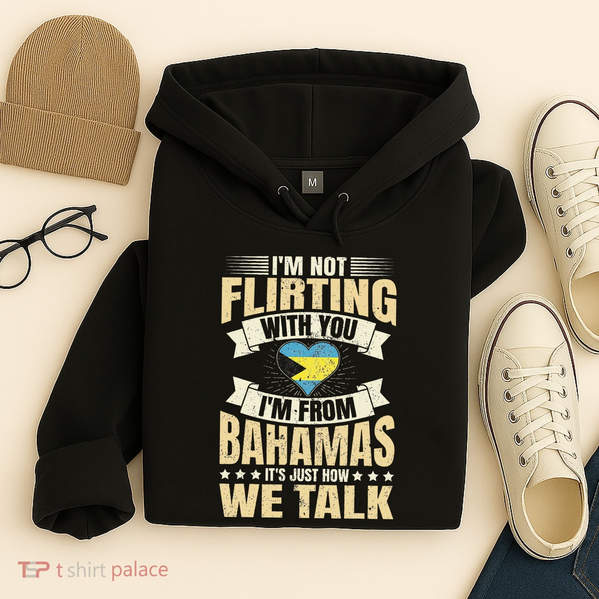 Bahamian IM Not Flirting Bahamas Love Hoodie