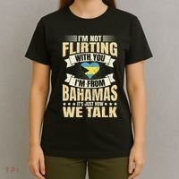 Bahamian IM Not Flirting Bahamas Love T-Shirt thumb 4