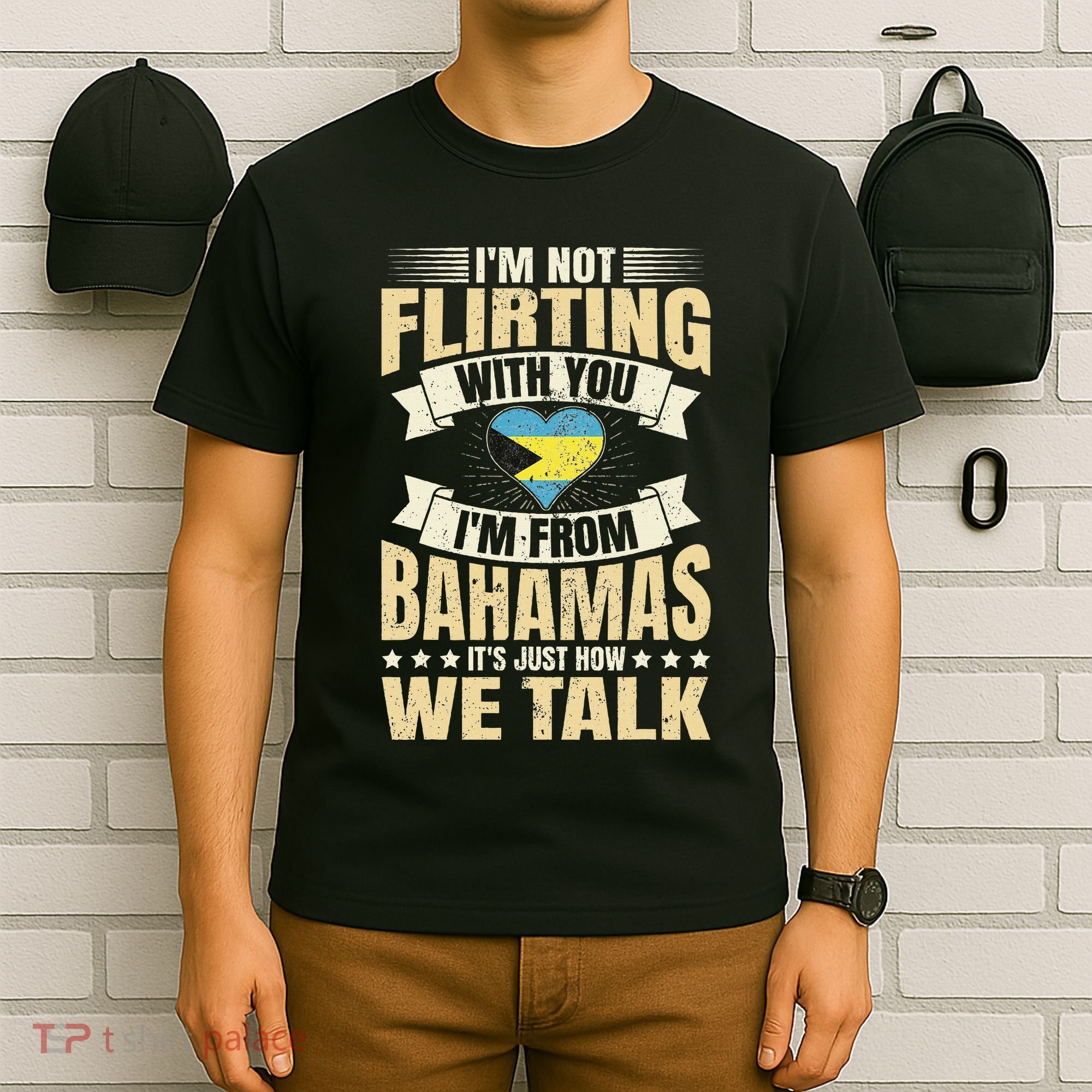 Bahamian IM Not Flirting Bahamas Love T-Shirt