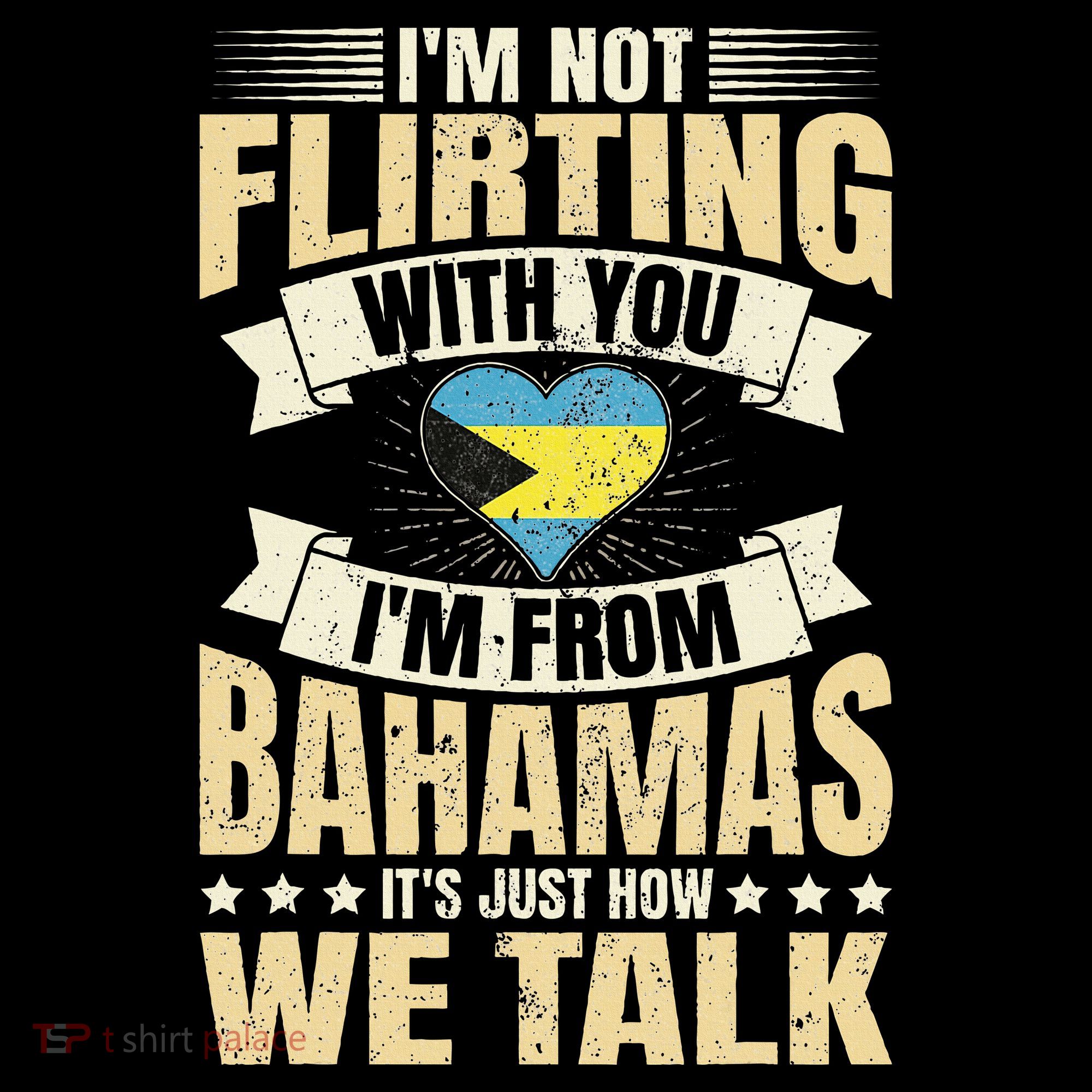 Bahamian IM Not Flirting Bahamas Love Women's Hoodie