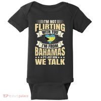 Bahamian IM Not Flirting Bahamas Love Baby Bodysuit thumb 0