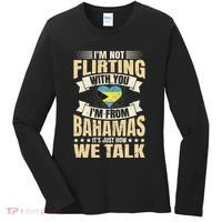Bahamian IM Not Flirting Bahamas Love Women's Long Sleeve Shirt thumb 0