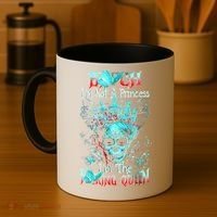Bitch I'm Not A Princess I'm The Fucking Queen Coffee Mug thumb 4