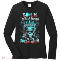 Bitch I'm Not A Princess I'm The Fucking Queen Women's Long Sleeve Shirt thumb 0