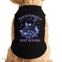 Ban Ignorance Not Books Doggie Tank thumb 0
