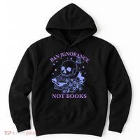 Ban Ignorance Not Books Hoodie thumb 0