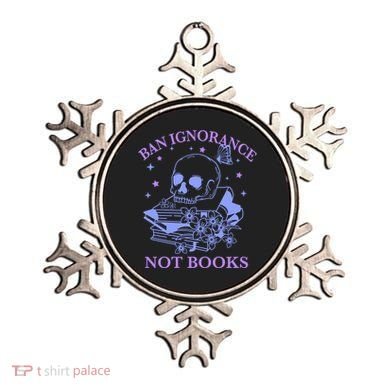 Ban Ignorance Not Books Ornament