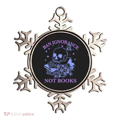 Ban Ignorance Not Books Ornament