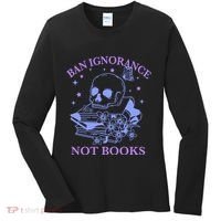 Ban Ignorance Not Books Women's Long Sleeve Shirt thumb 0
