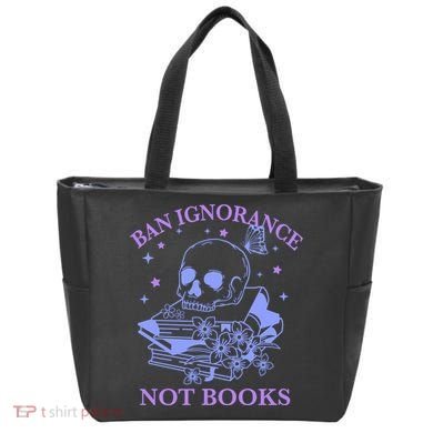 Ban Ignorance Not Books Tote Bag