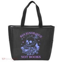Ban Ignorance Not Books Tote Bag thumb 0
