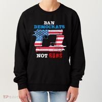 Ban Idiots Not Guns 2nd Amendment Constitution Rights Women's Sweatshirt thumb 0