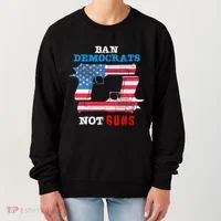 Ban Idiots Not Guns 2nd Amendment Constitution Rights Women's Sweatshirt thumb 0