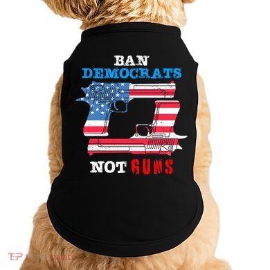 Ban Idiots Not Guns 2nd Amendment Constitution Rights Doggie Tank