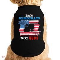 Ban Idiots Not Guns 2nd Amendment Constitution Rights Doggie Tank thumb 0