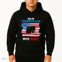 Ban Idiots Not Guns 2nd Amendment Constitution Rights Hoodie thumb 2