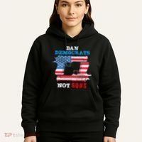 Ban Idiots Not Guns 2nd Amendment Constitution Rights Hoodie thumb 5