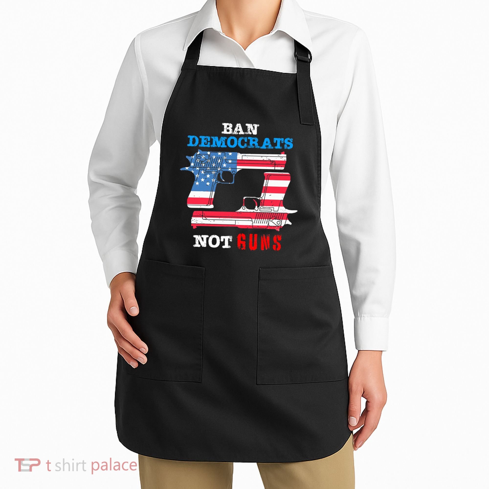 Ban Idiots Not Guns 2nd Amendment Constitution Rights Apron