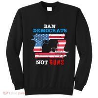 Ban Idiots Not Guns 2nd Amendment Constitution Rights Sweatshirt thumb 0