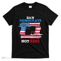 Ban Idiots Not Guns 2nd Amendment Constitution Rights T-Shirt thumb 0