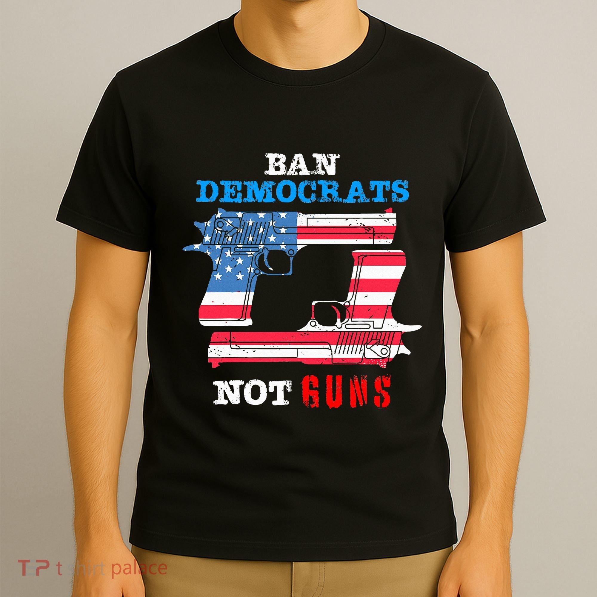 Ban Idiots Not Guns 2nd Amendment Constitution Rights T-Shirt
