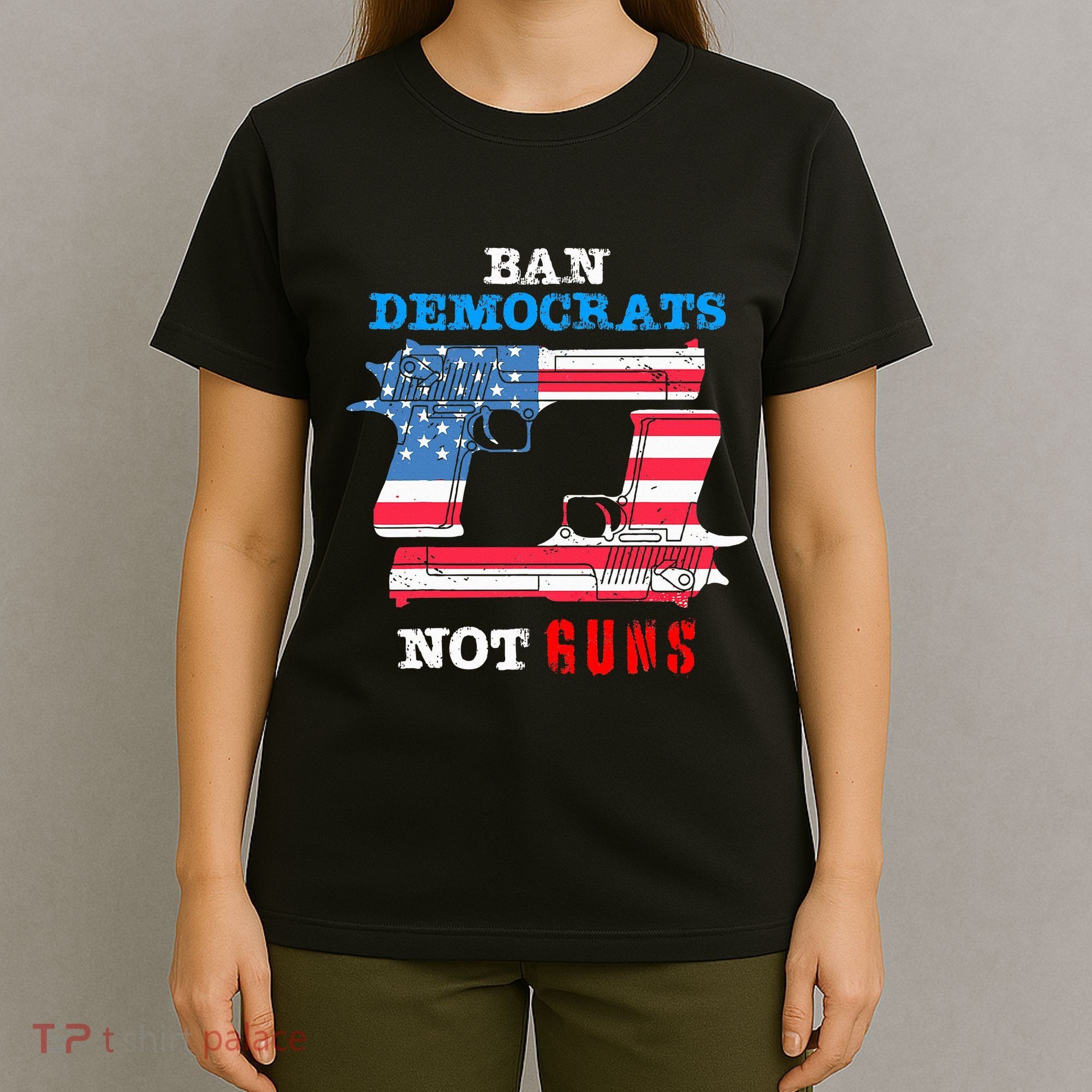 Ban Idiots Not Guns 2nd Amendment Constitution Rights T-Shirt