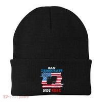 Ban Idiots Not Guns 2nd Amendment Constitution Rights Beanie thumb 0