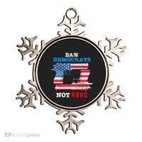 Ban Idiots Not Guns 2nd Amendment Constitution Rights Ornament thumb 0