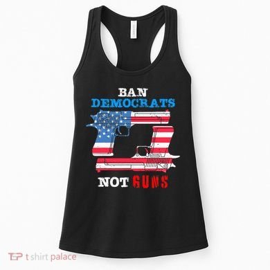 Ban Idiots Not Guns 2nd Amendment Constitution Rights Women's Tank Top