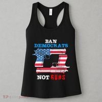 Ban Idiots Not Guns 2nd Amendment Constitution Rights Women's Tank Top thumb 3