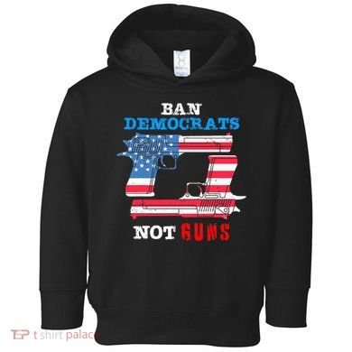 Ban Idiots Not Guns 2nd Amendment Constitution Rights Toddler Hoodie