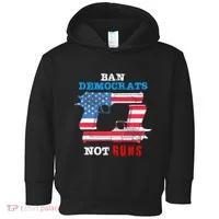 Ban Idiots Not Guns 2nd Amendment Constitution Rights Toddler Hoodie thumb 0