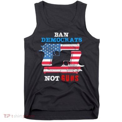 Ban Idiots Not Guns 2nd Amendment Constitution Rights Tank Top