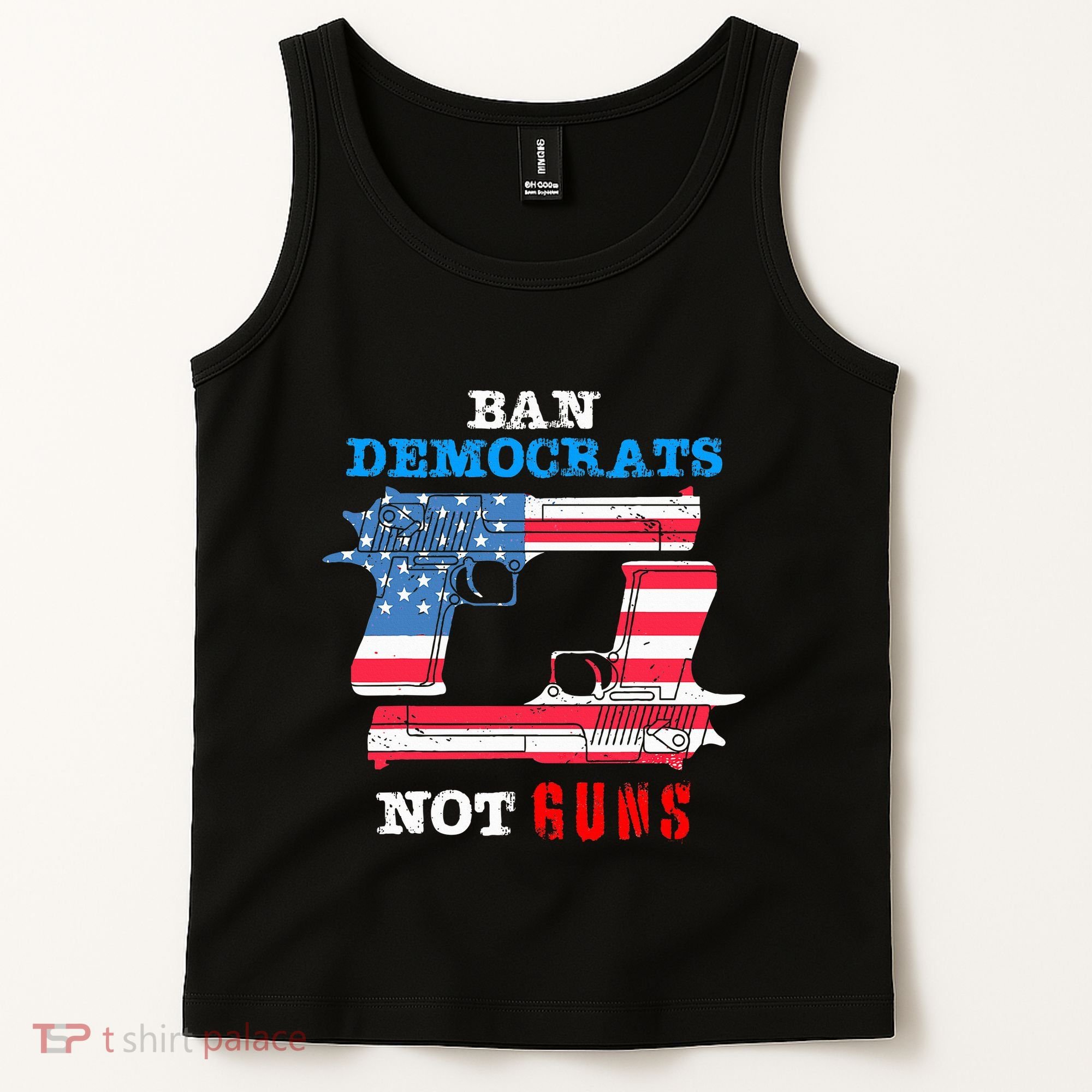 Ban Idiots Not Guns 2nd Amendment Constitution Rights Tank Top