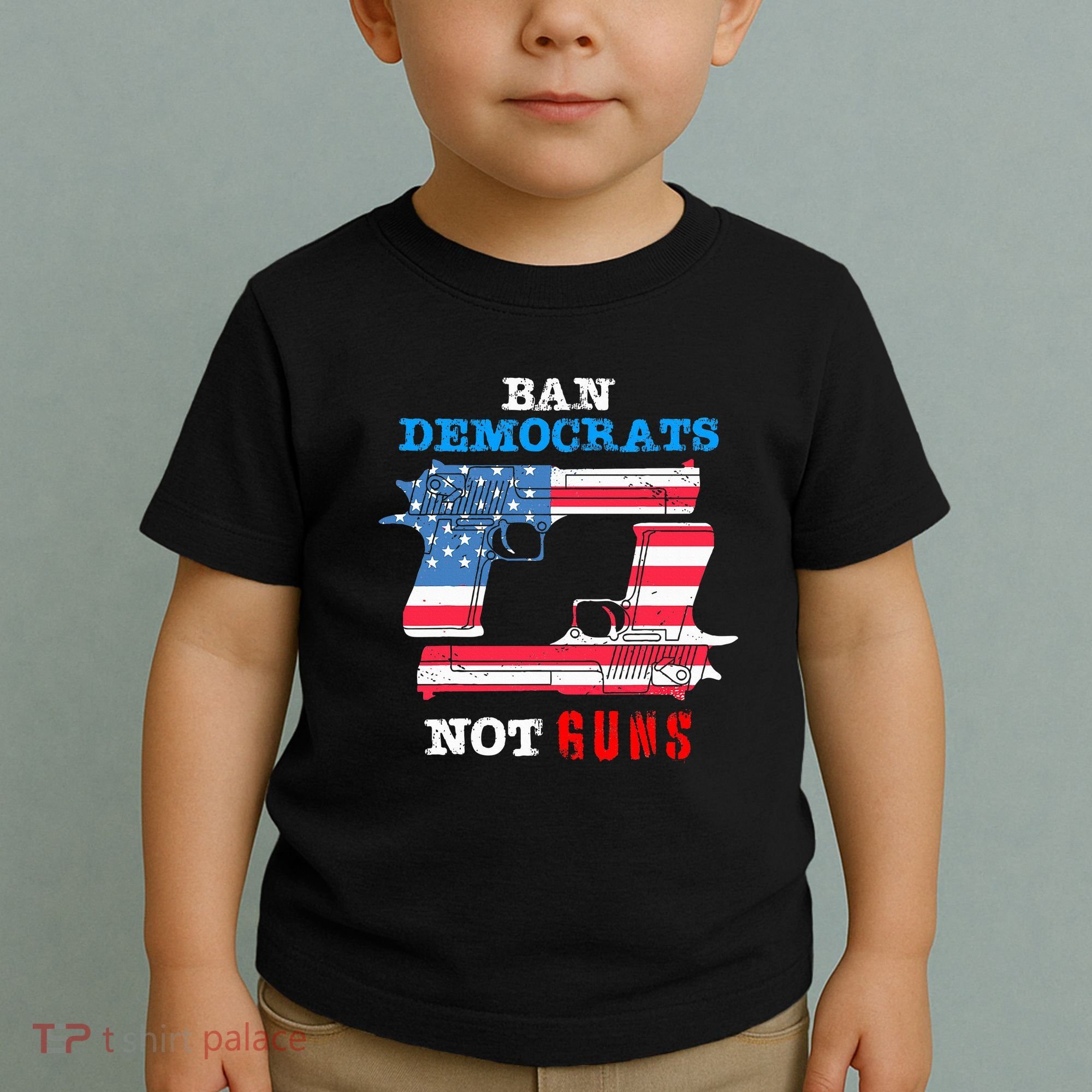 Ban Idiots Not Guns 2nd Amendment Constitution Rights Toddler T-Shirt